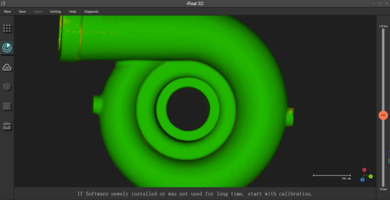 3D Scanning a Foam Carved Volute with iReal 2E