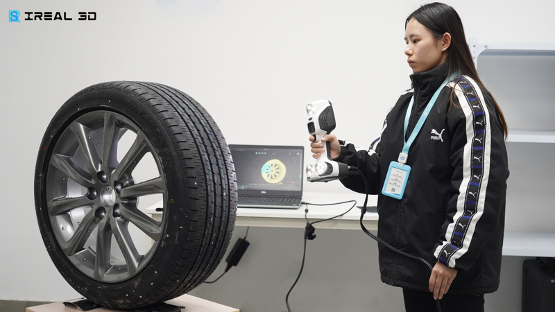 3D Scanning a Tire