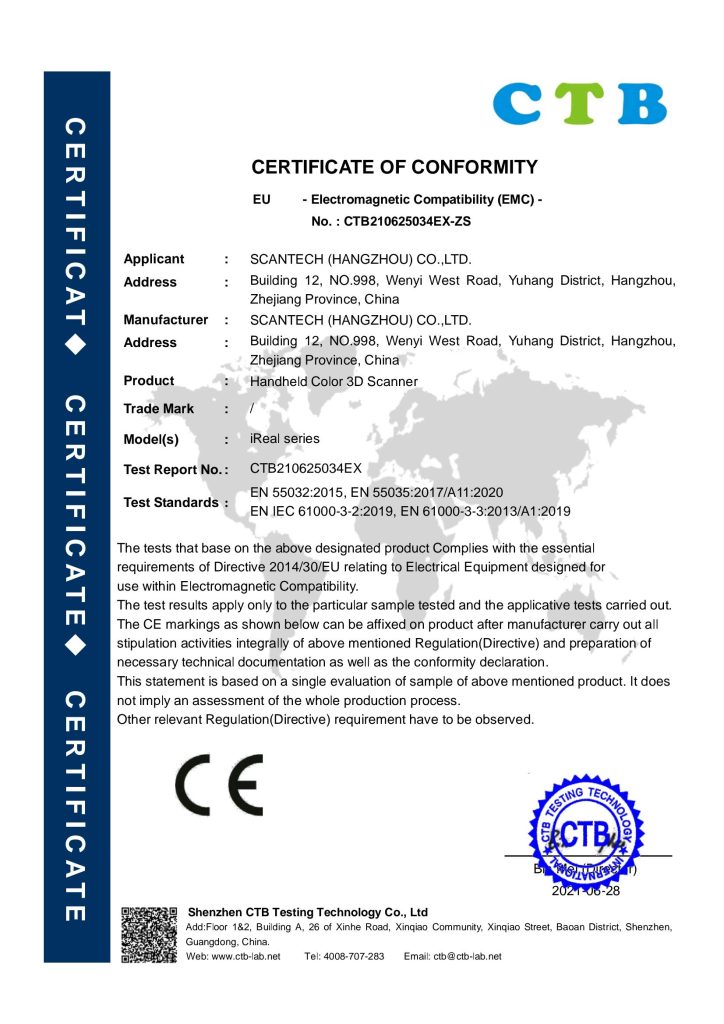 CE Certificate