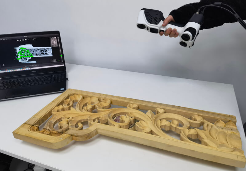 3D scanning test with iReal 2E