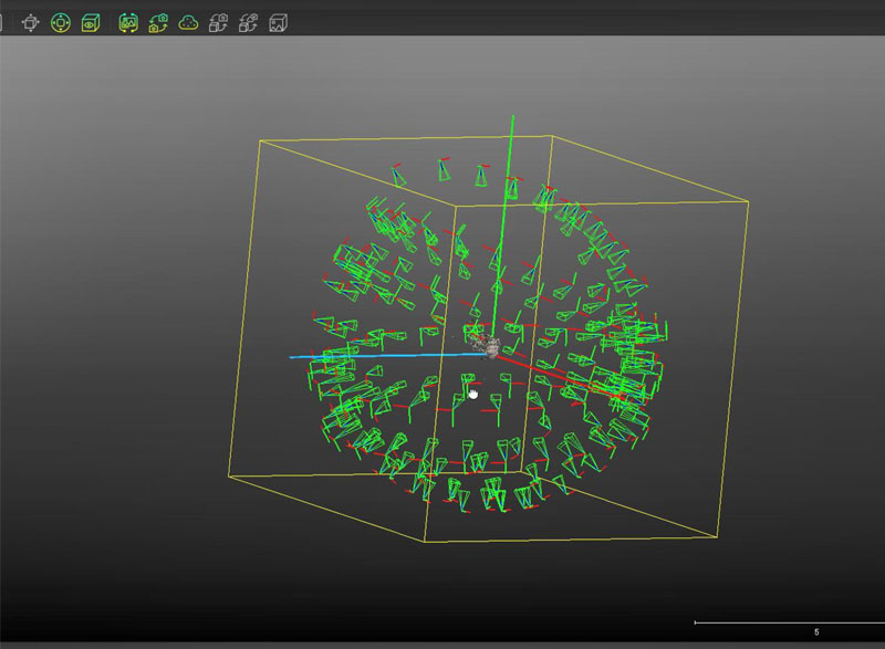 Sequence virtual camera - iReal 3D Mapping Software