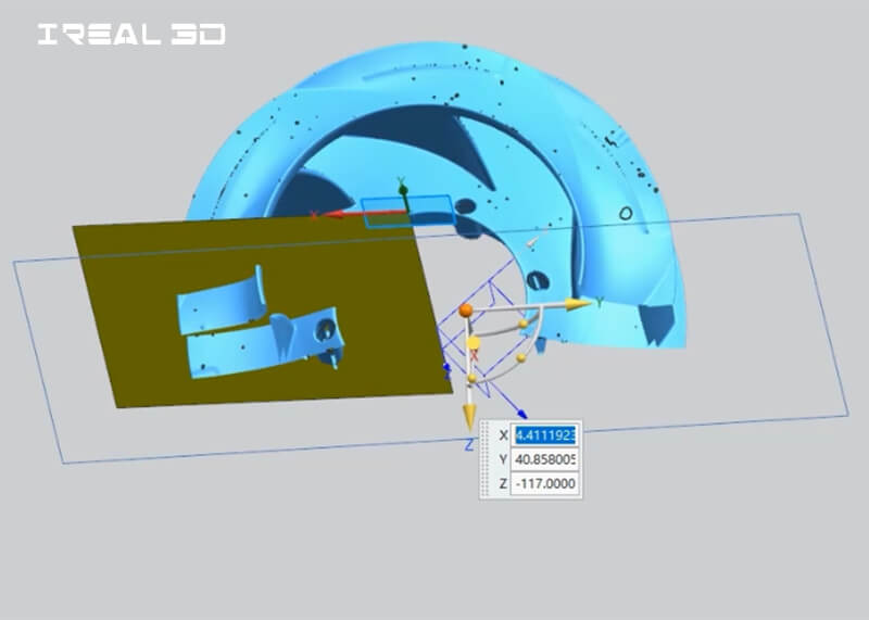 The process of reverse engineering an impeller