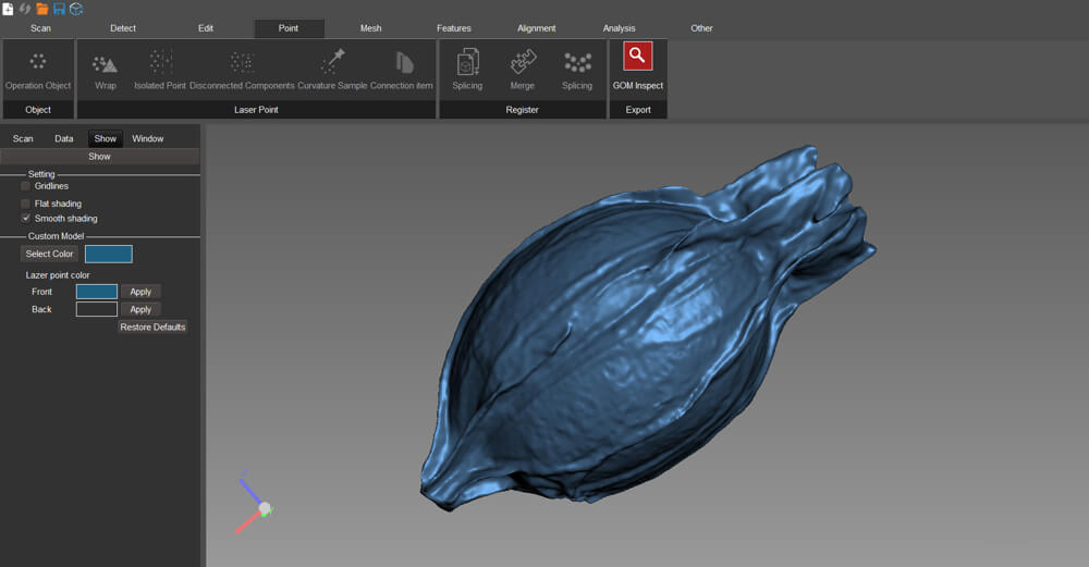 3d data of cape jasmine fruit