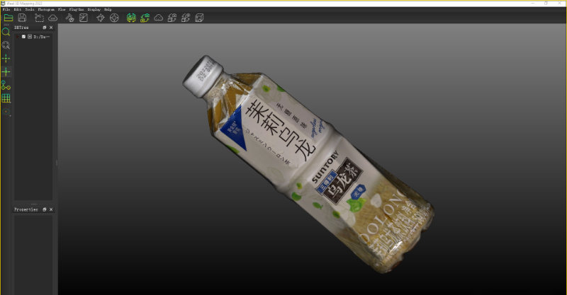 3d tea drink bottle - iReal 3D Mapping Software