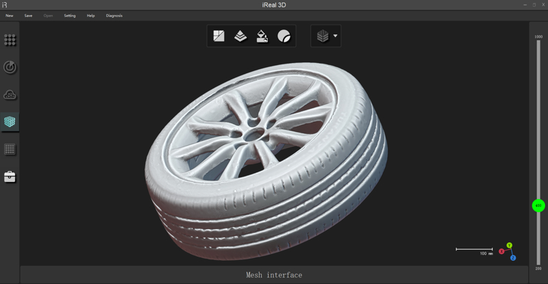 3d data of car tire