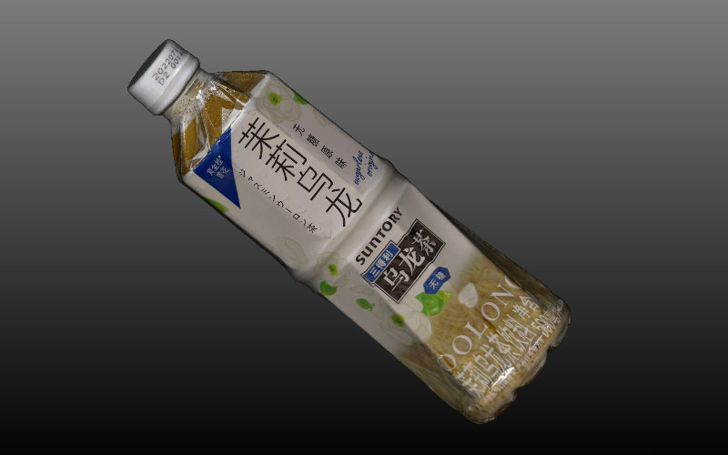 How to Restore a Highly Alike Transparent Tea Drink Bottle with iReal 3D Mapping Software