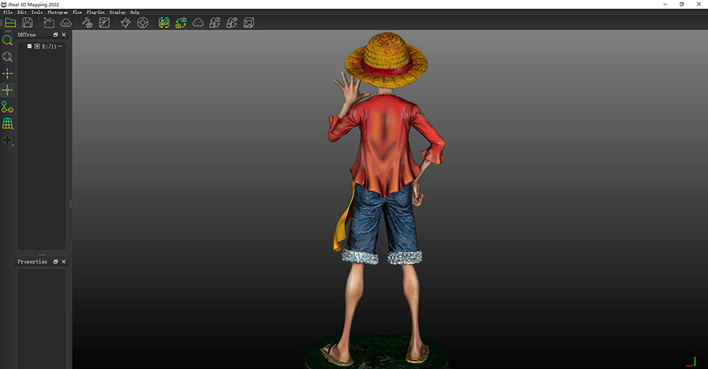 finished 3d model-back