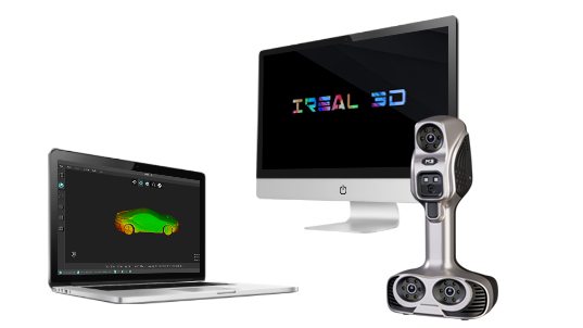 iReal M3 dual-infrared laser 3D scanner