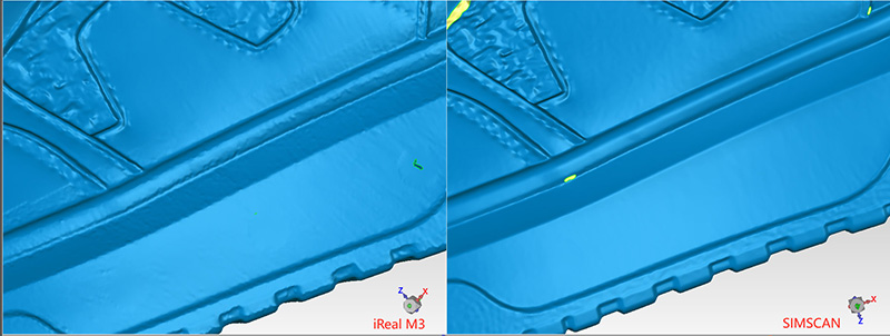 scanning data comparison in geomagic wrap