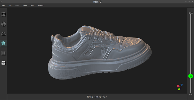 iReal M3 3D Scanned Data