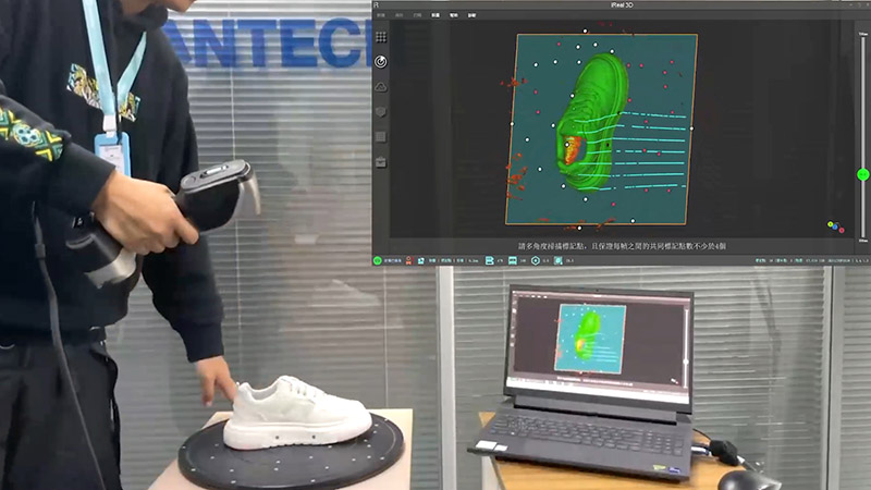 iReal M3 3D Scanning Process