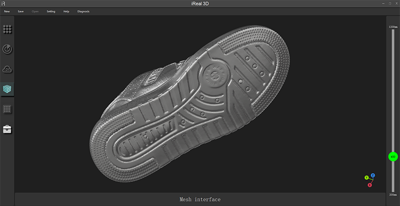 iReal M3 3D Scanned Data