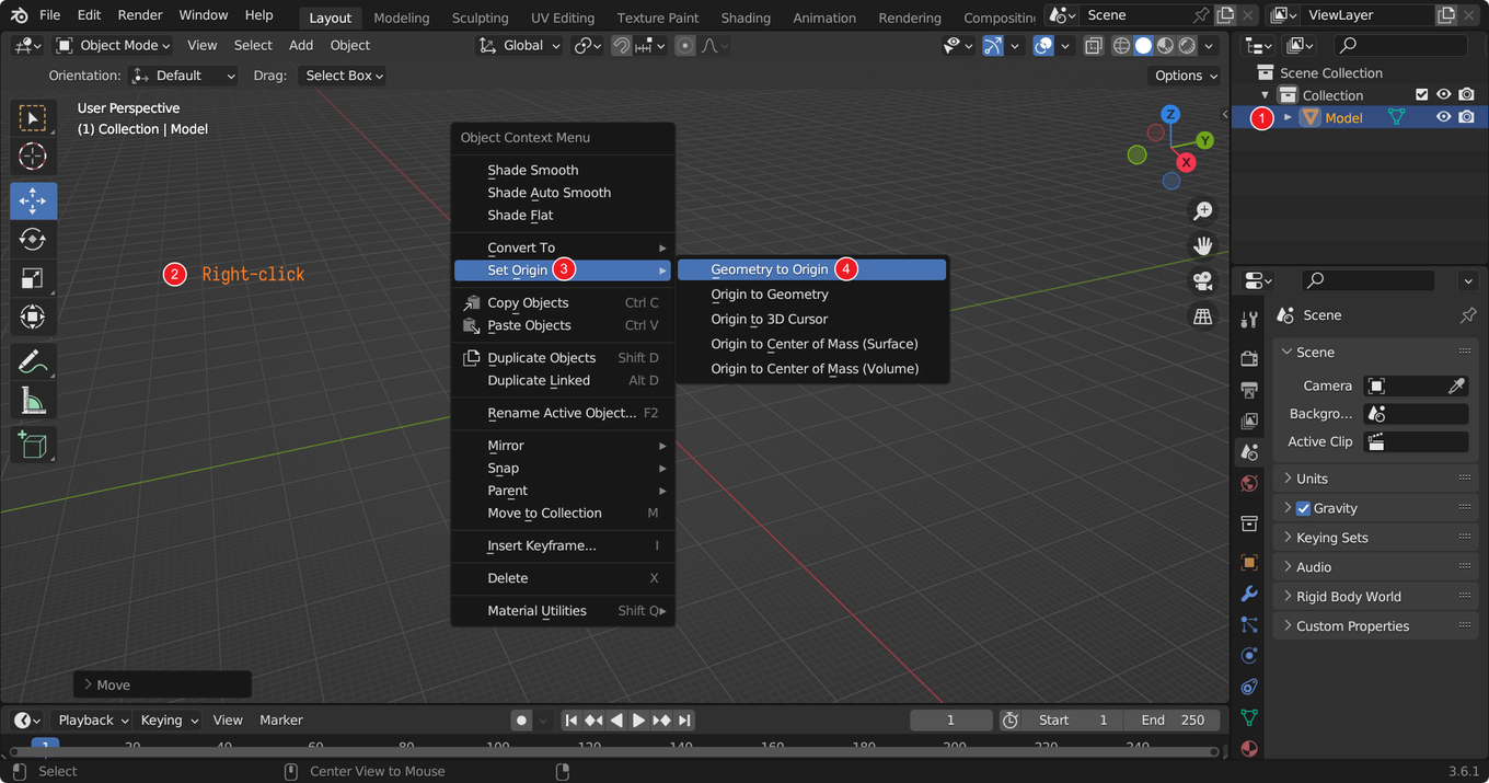 Importing Models into Blender-d