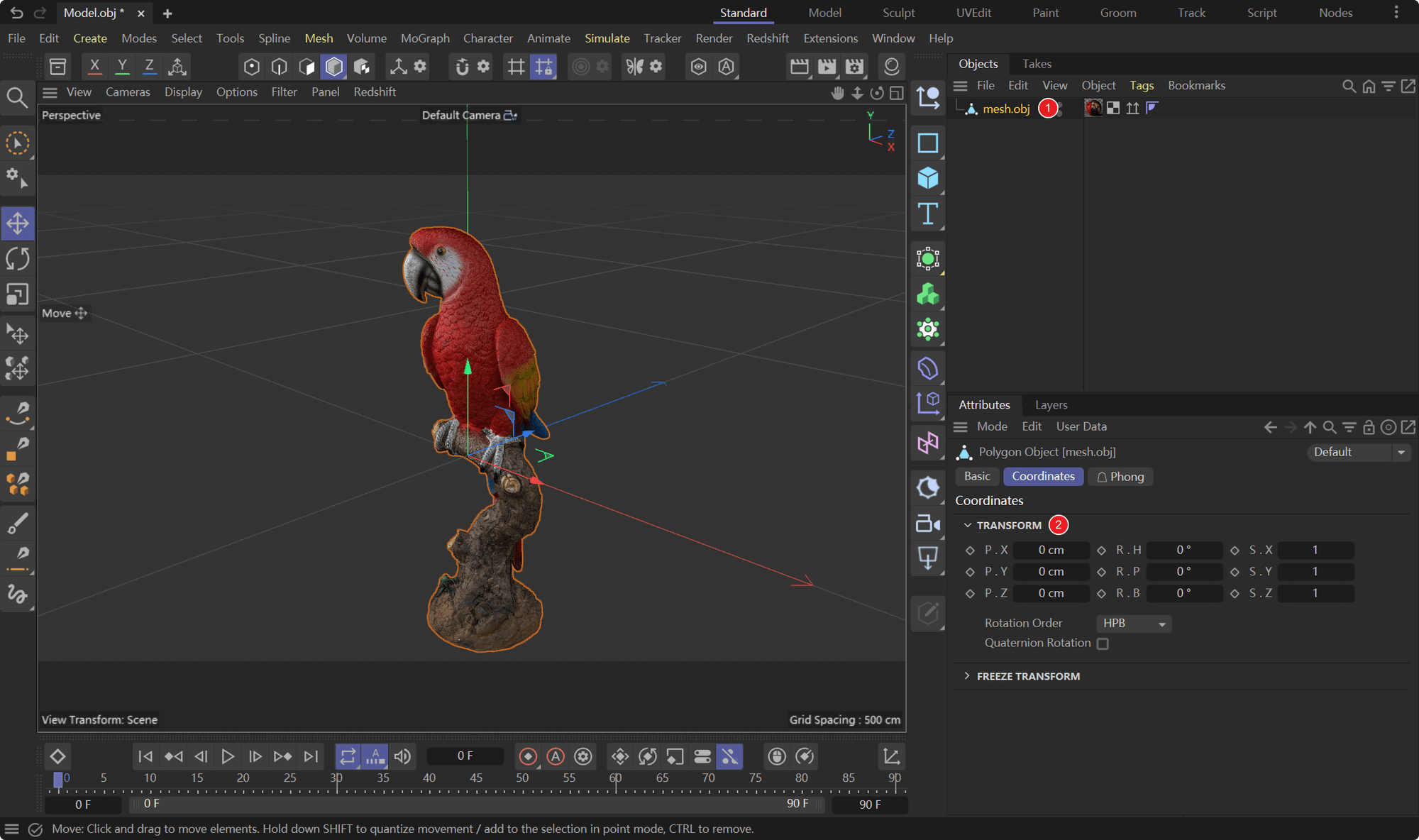 Importing Models into Cinema 4D-d