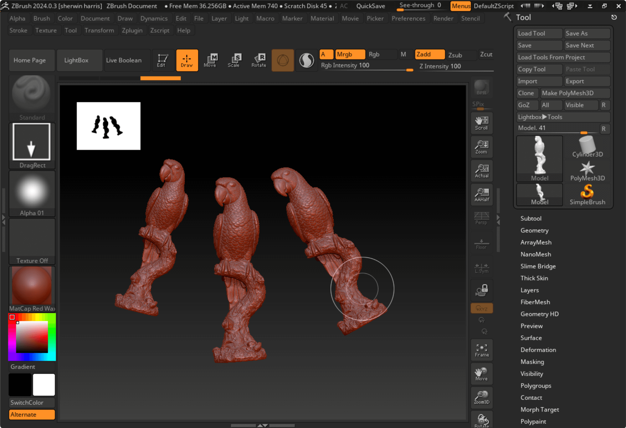 Importing Models into ZBrush-c