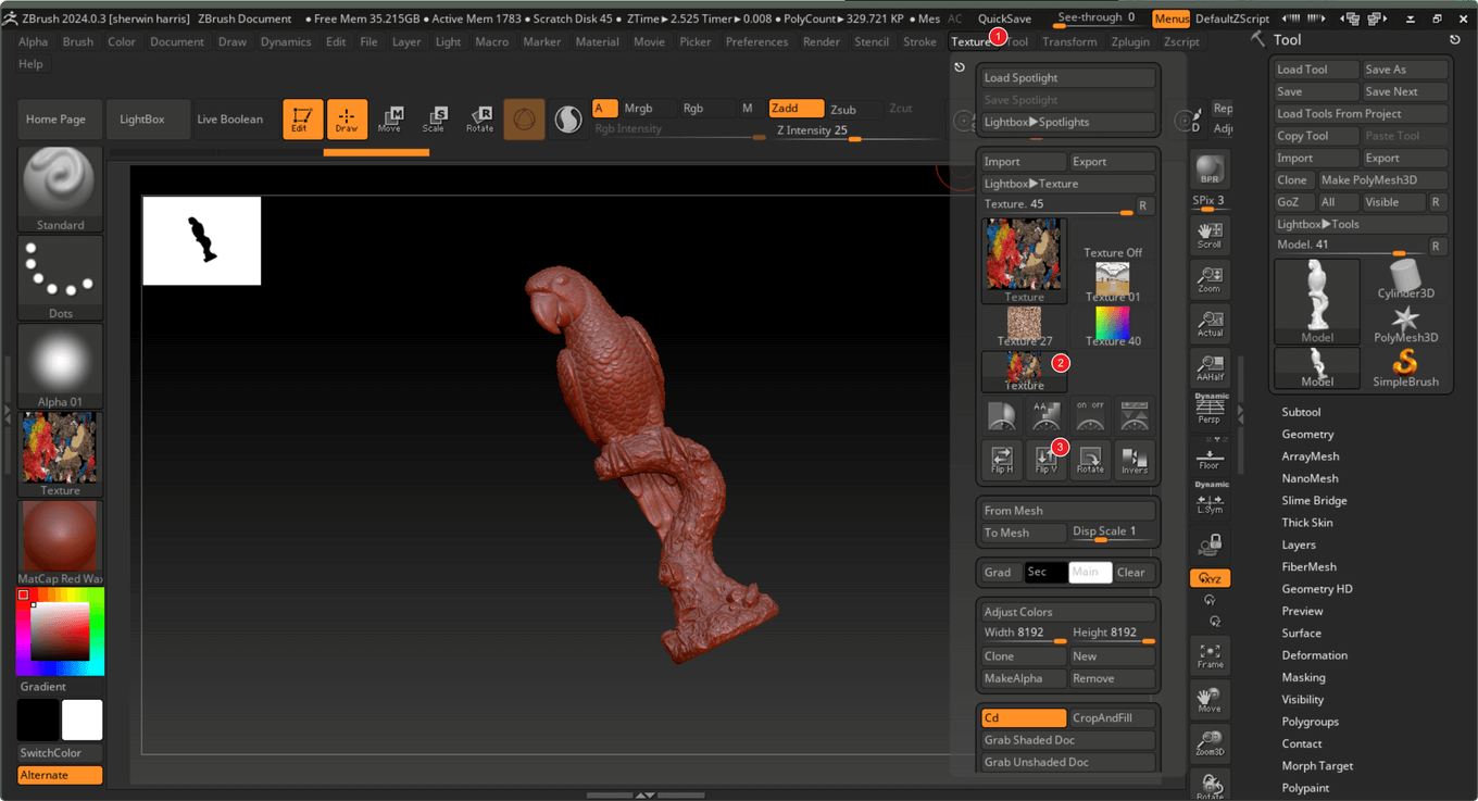 Importing Models into ZBrush-e