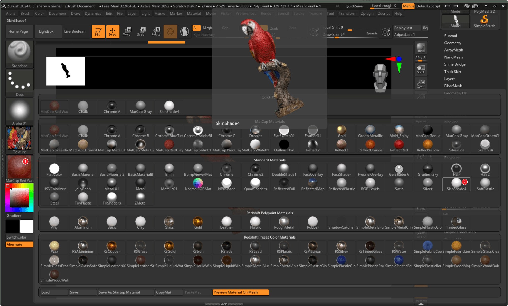 Importing Models into ZBrush-g