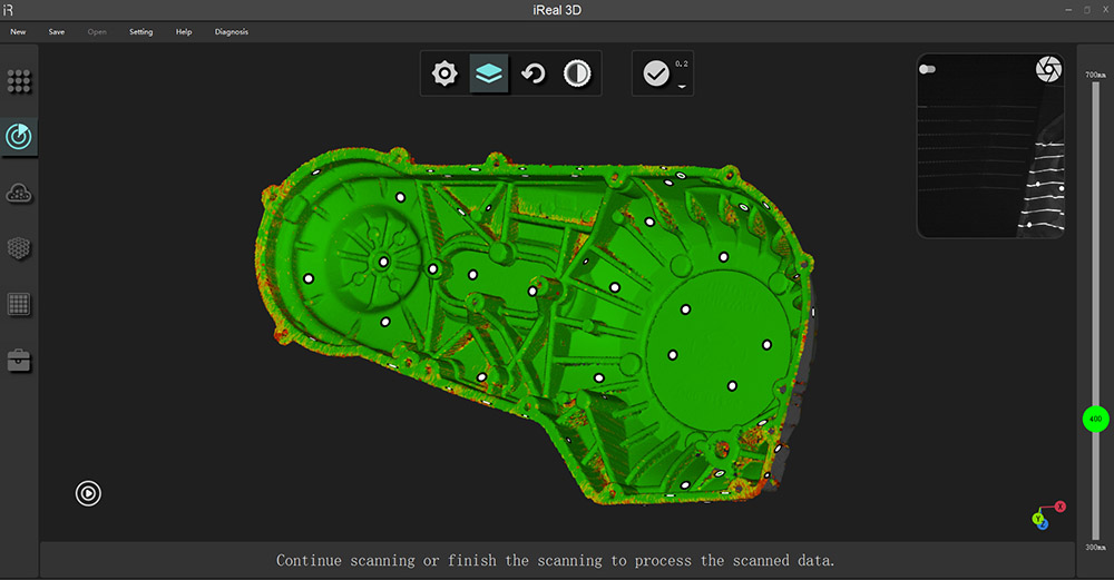 ireal m3 3d scanned data