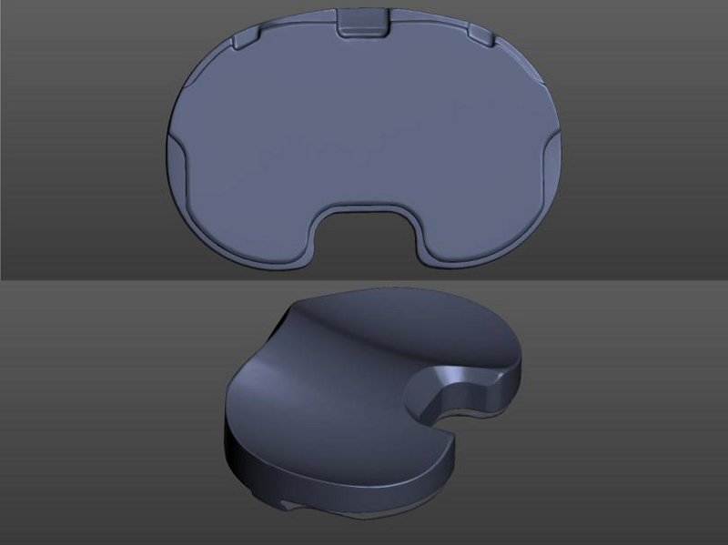 Artificial Knee Joint Component 3D Scanning Data