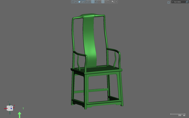 color chair 3D data