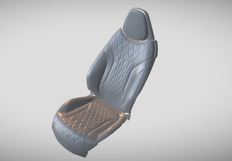 Car Seat 3D Scan Data