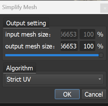 How to simplify a colored OBJ model in 3DeVOK Mapping Software
